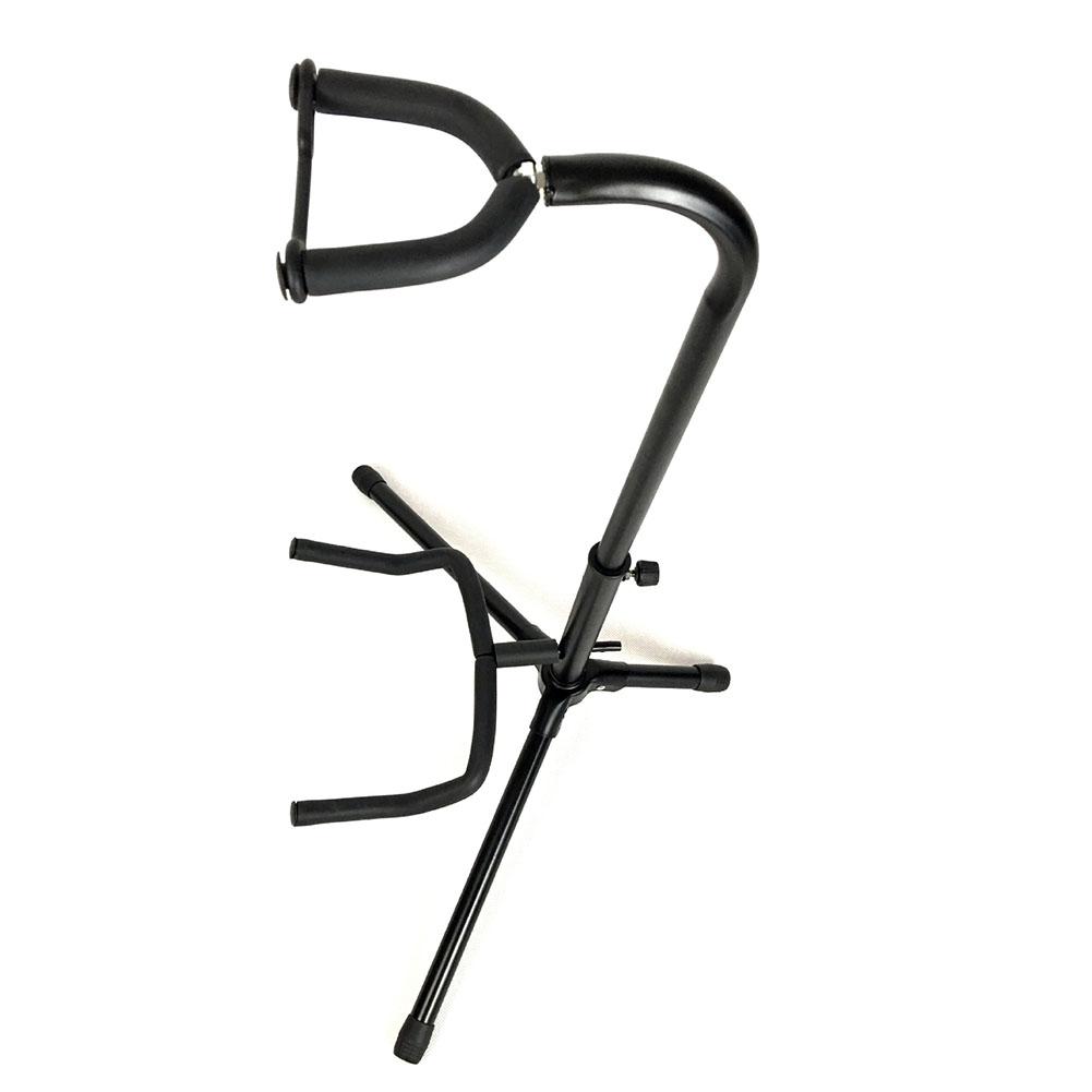 Guitar Stand Tripod Single Stand Collapsible for Acoustic, Electric guitar, Bass, Mandolins, Banjos, Ukuleles