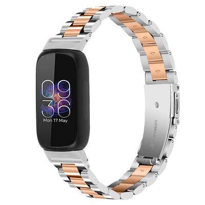 Ремешок для запястья Fitbit Inspire 3 из нержавеющей стали с 3 бусинами, сменный ремешок для смарт-часов