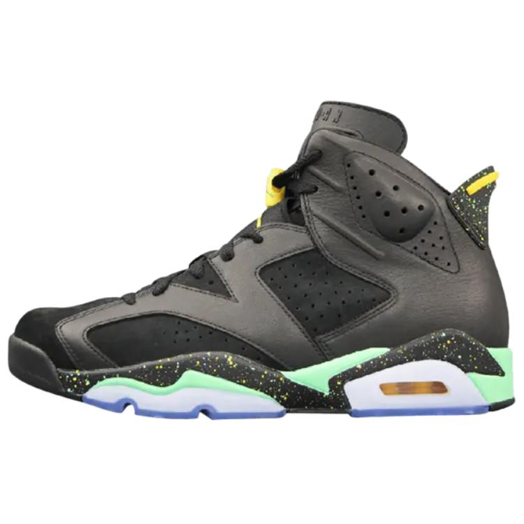 Jordan Air Jordan 6 Высокие Винтажные Баскетбольные Кроссовки Мужские Черные 688447-020