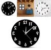 Обратный противоударный настенный акриловый clock со светодиодным дисплеем для декора гостиной
