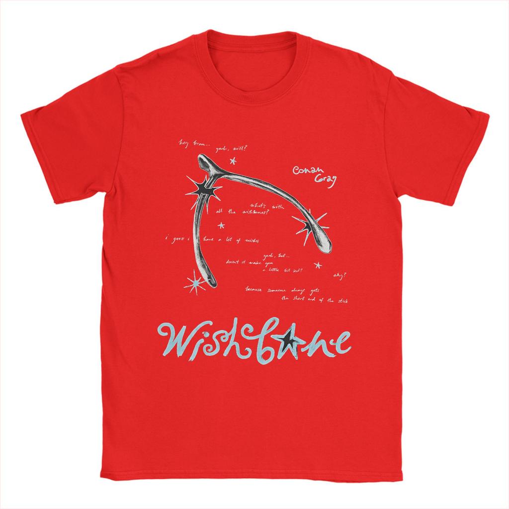 Конан Грей Wishbone Альбом Футболка Летние Хип-Хоп Футболки Мужские 100% Хлопок Круглый Вырез Свободный Покрой Короткий Рукав Забавные Топы