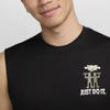 Nike Футболки Мужские Черные С Круглым Вырезом Средней Посадки FV8375-010