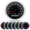85MM Car Boat GPS Speedometer 0-200MPH Gauge Waterproof Speed Meter With 7 Colors Backlight for Marine Auto Motorcycle 12V/24V