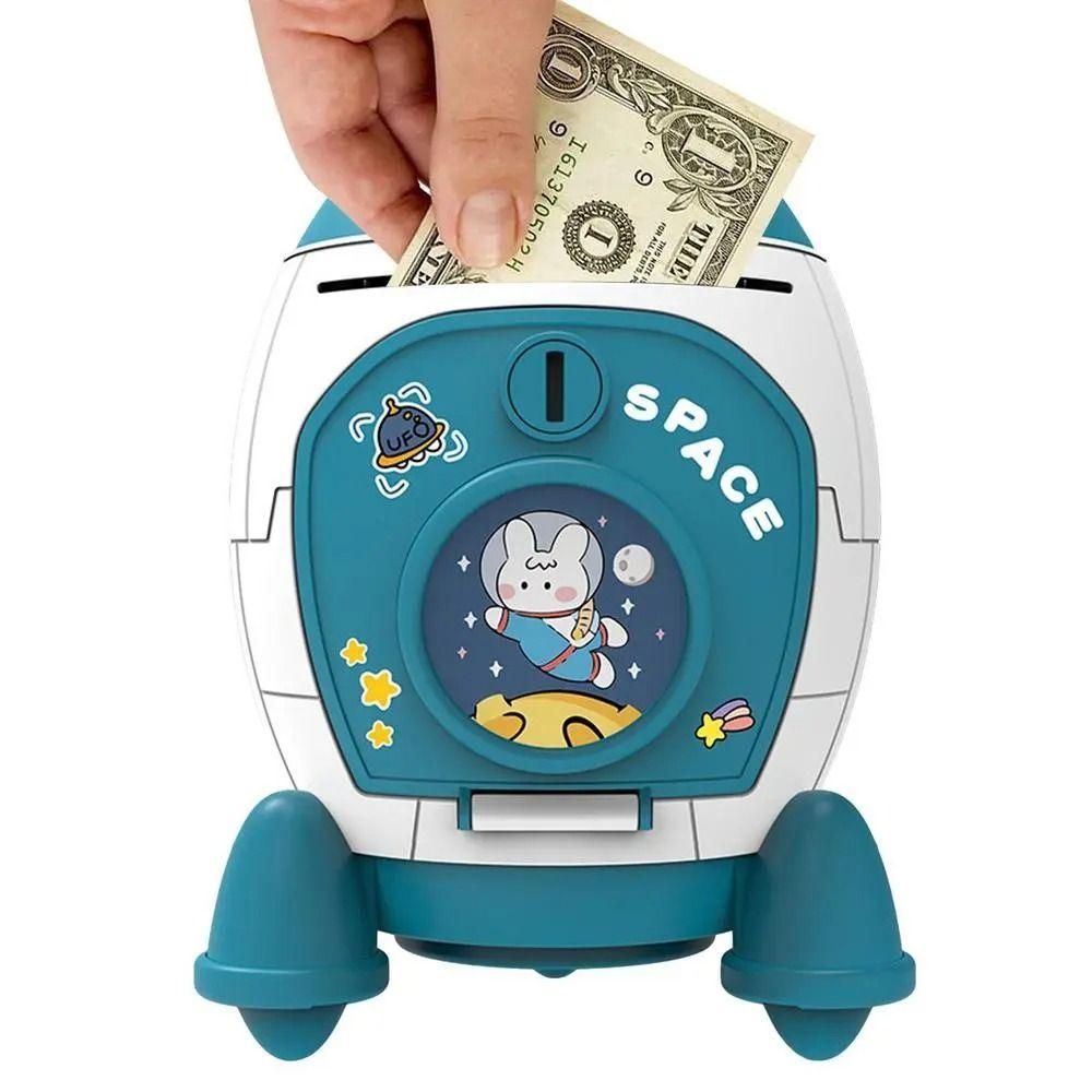 Password Lock Electronic Bank Safe Box Fingerprint Children Money Boxes For Coins Cash