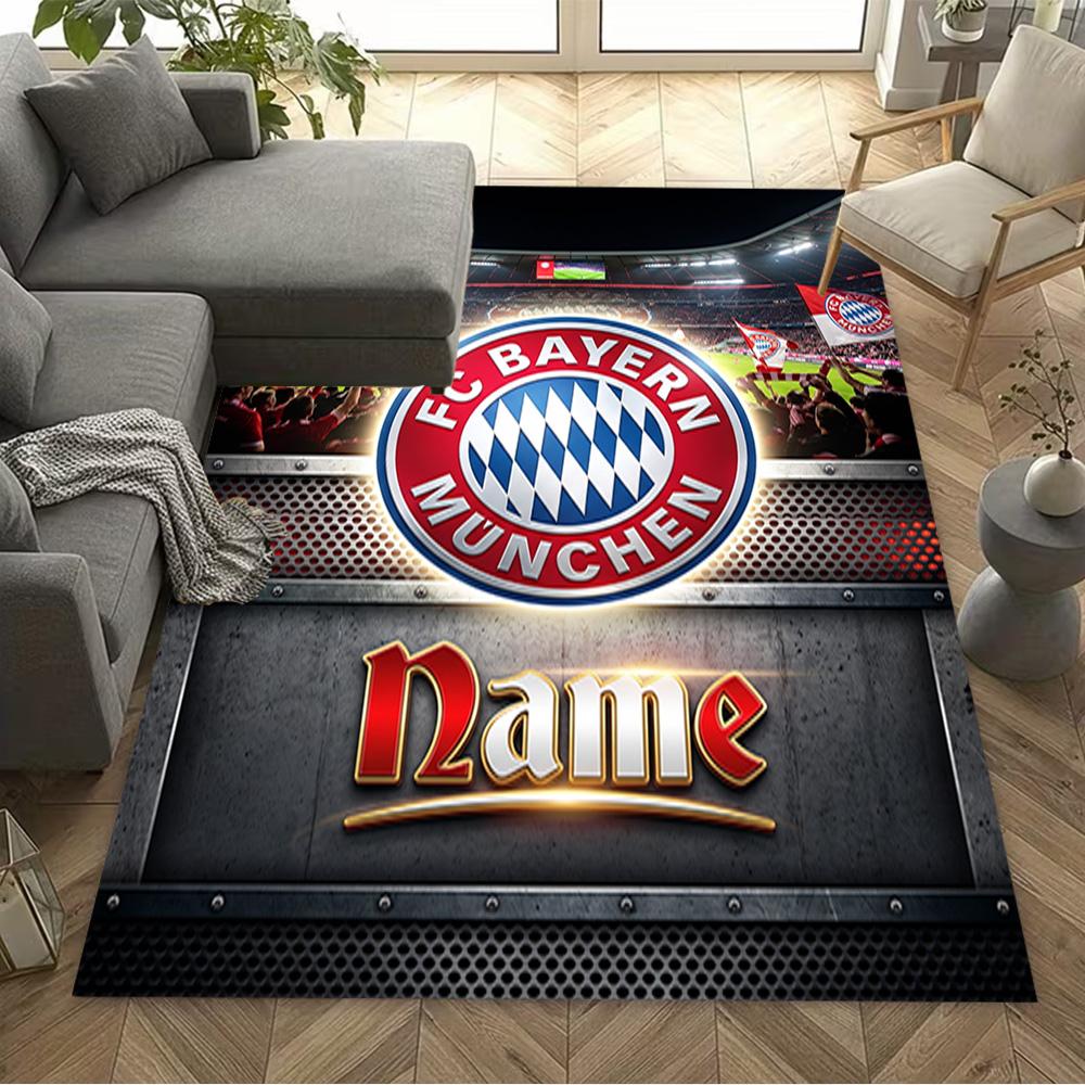 Bayern Munich Fan Artwork Area Rug Perfect for Game Room Foyer Decorate room Living Rooms Anti-slip Rug Office home decor