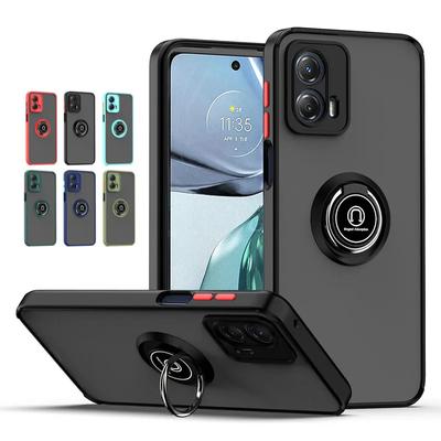 Матовый чехол Armor для Motorola Moto G Stylus 5G 2023 G Power 2022 G Pure Play 2021, чехол с кольцом, магнитный держатель, подставка для бизнеса, полная защита