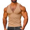 Men  V-Neck  Leisure  Sleeveless  Vest