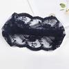Нескользящая сетка, полые повязки для волос, обруч для волос, широкая боковая повязка на голову, кружевная повязка на голову с цветком для женщин/девочек