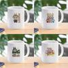 Labubu 3D Ceramic Mug The Monsters Creative Cute Milk Coffee Cup For Gift Abubu Home Kitchen Drinkware Mugs