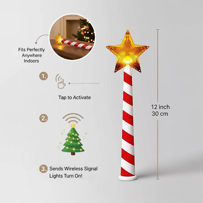 NEW Magic Wand Christmas Light,Xmas Decor Gift For Home, Magic Wand Christmas Tree Light, Xmas Decor Gifts for Home