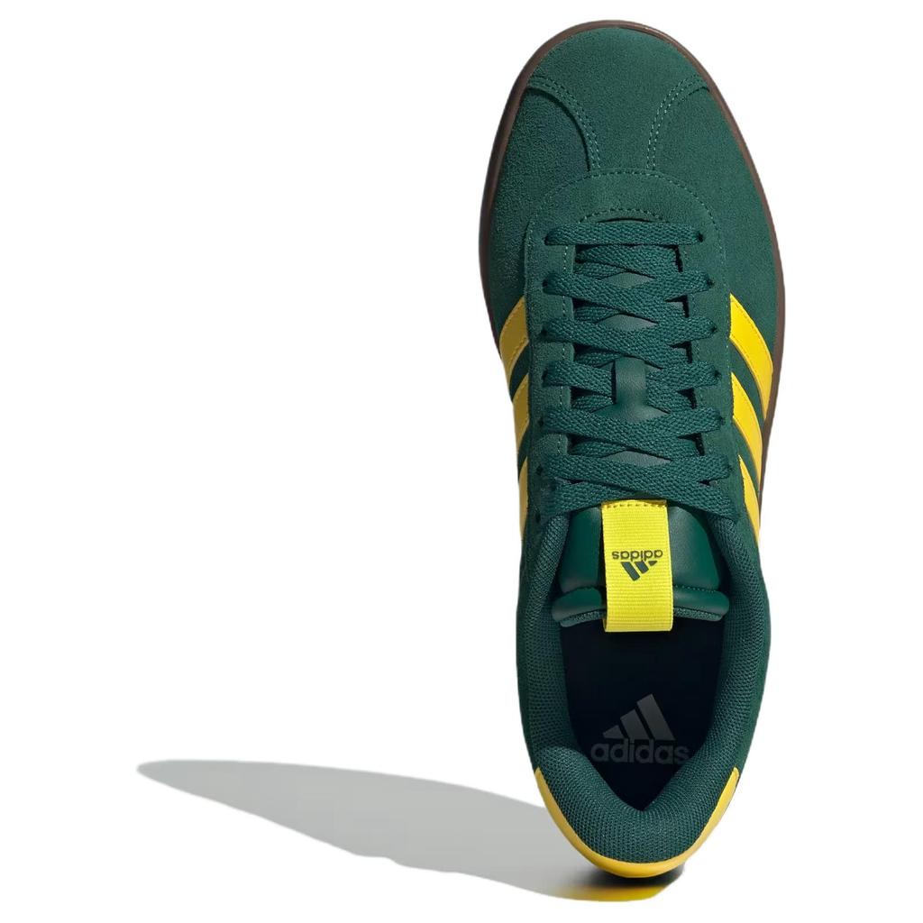 adidas VL COURT 3.0 Нескользящие Устойчивые к истиранию Низкие Скейтбордические кроссовки Унисекс Зеленые Кроссовки JP7535