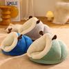 Plush Warm Cat Bed Nesting Basket Slipper Shape Cartoon Cats Dog Kennel Beds Pet Accessories