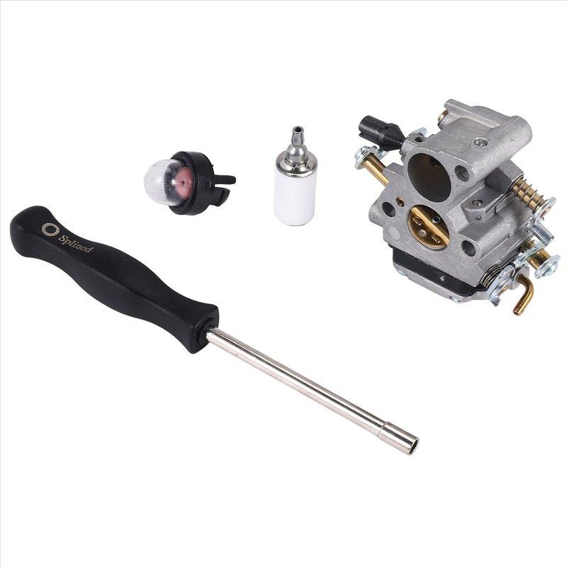 A50U Carburetor For Husqvarna 235 240 235E 236 236E 240E Chaaw 574719402 545072601 With Screw Tool Bulb Fuel Filter