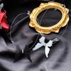 Sexy Fashion Accessories Trendy Club White Black Lace Women Choker Butterfly Necklace Party Jewelry
