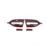 For Mercedes Smart Fortwo Forfour 453 2016-2021 Carbon fiber Car Accessories Exterior Door Handle+Door Bowl Cover Trim Frame