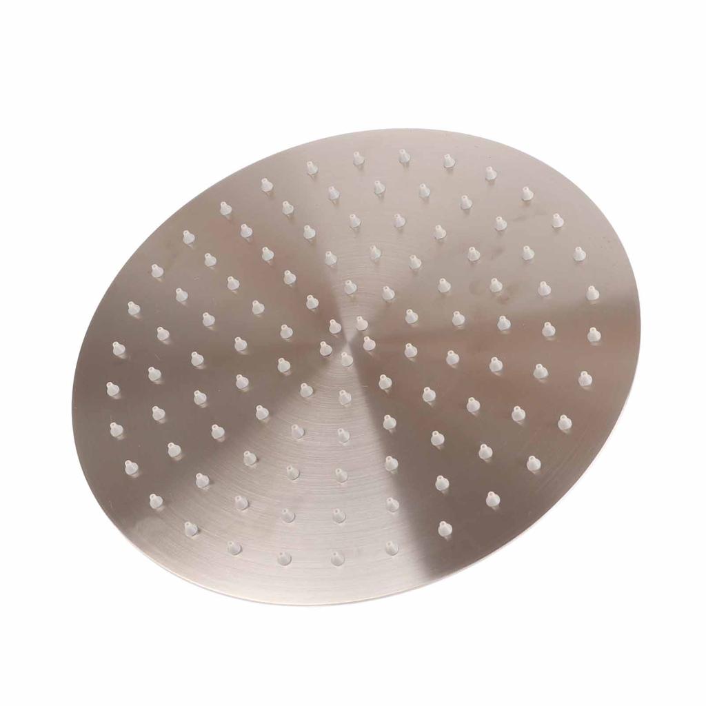 Круглая дождевая душевая головка калибра G1/2, поворот на 360 градусов, нержавеющая сталь, дождевая душевая головка с