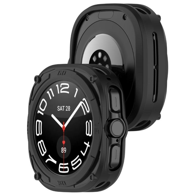 Protector Cover Half Coverage Shell for watch ultra 47mm Scratchproof Shell Bumper Frame Case Housing Easy Installation