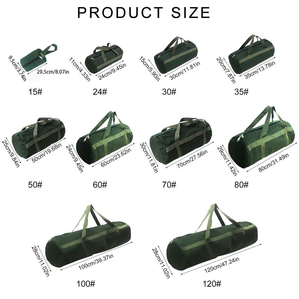 Прочная холщовая сумка для инструментов электрика, вместительный кейс для эффективного хранения и организации инструмента