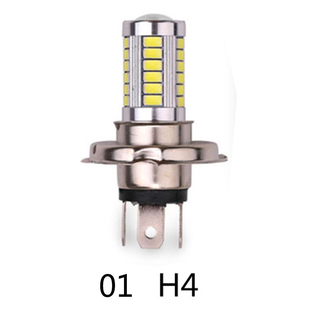 H4/H7/9005/9006 33SMD Светодиодная лампа для автомобильной фары Дневной ходовой свет Белый Мотоциклетная противотуманная фара 1 шт.
