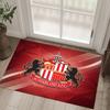 Sunderland Design Crystal Velvet Carpet Cozy Non?Slip Printed Rug For Bedroom Living Room Entrance