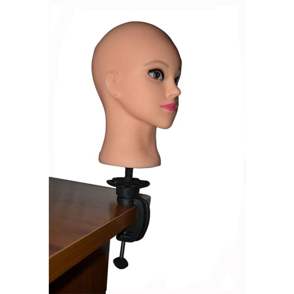 Adjustable Tools Table Clamp Wig Head Stand Wig Head Holder Hair Accessory Wig Stands