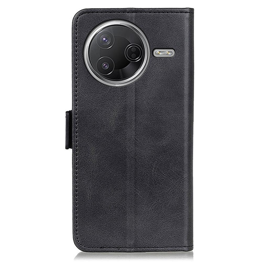 Чехол из искусственной кожи для Xiaomi Poco F7 Pro 5G/F7 Ultra 5G/Redmi K80 Pro 5G/K80 5G с подставкой, текстура коровьей кожи, чехол для телефона