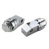 2x Chrome Floorboards Adapters Kit Replacement for Shadow ACE VT400/750