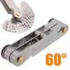 Metric 60° Thread Measuring Gauge Pitch Thread 1 Pc