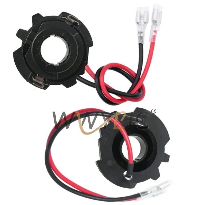 2 Pcs H7 LED Headlight Bulb Base Holder Retainer Headlamp Socket Adapter For Golf 5 MK5