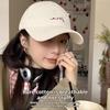 Весна Лето 2025 Простая однотонная вышитая кепка от солнца Универсальная бейсболка, улучшающая форму лица C7Z3