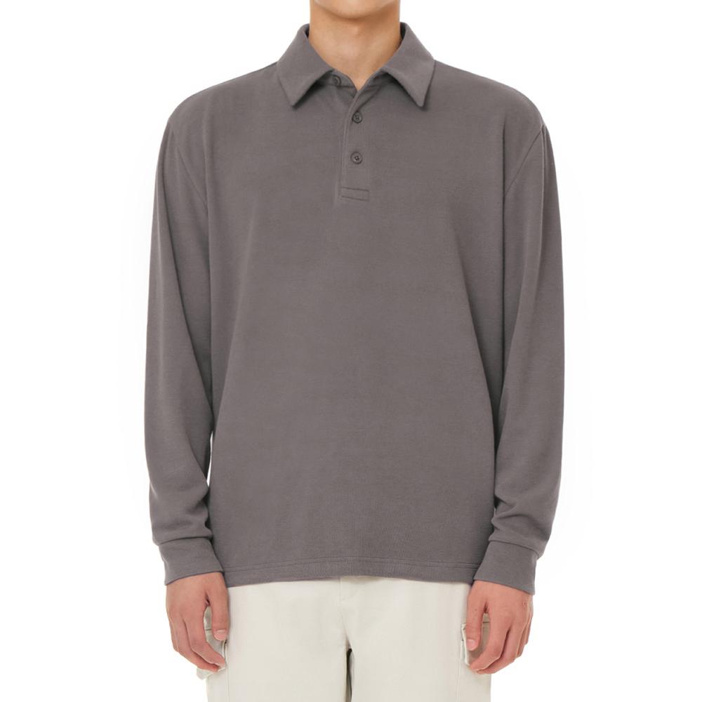 ANDAR [Washable] Primeknit Men'S Polo Long Sleeve (Type B)