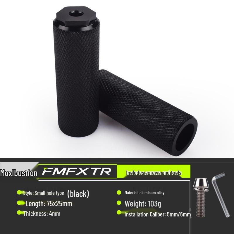 Universal Bicycle Rear Footpegs & Seat Pedals with Rocket Launcher Design