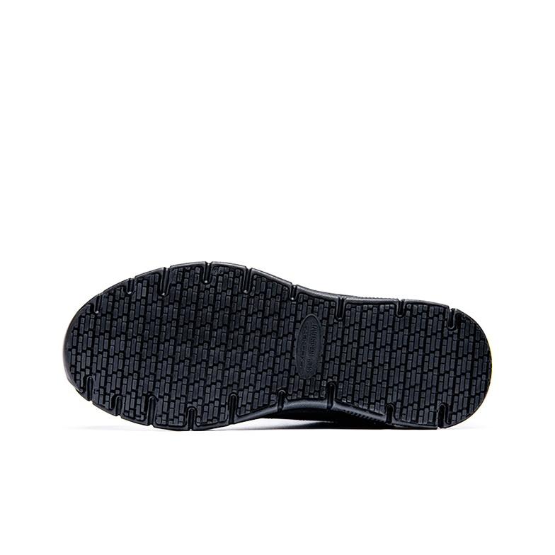 Skechers Рабочие мокасины: Nampa - Хлопковые палочки Удобные Низкие Повседневные Кроссовки Женские Черные 108218-BLK