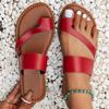 Summer Women Flats Casual Sandals Plus Size Clip Toe Beach Slippers Flip Flops Femme Slip-On Gladiator Sandals Sandalias Mujer