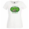 Unisexs Irish Rugby Nations Clover Shamrock Ireland Sport Lady Fit White TShirt