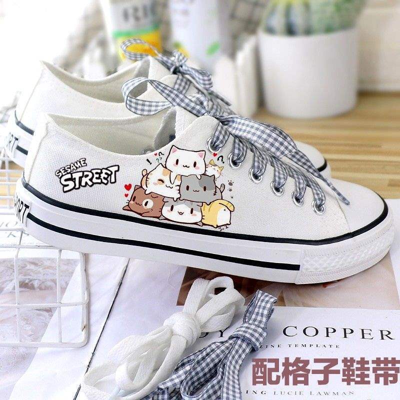 Низкие парусиновые туфли, маленькие белые туфли, женская обувь, студенты, бархат на осень и зиму, корейская версия, балетки, кеды, одинарные туфли, б