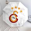 Galatasaray2pattern, automatic folding umbrella, portable and foldable design, 8 ribs, a Christmas or birthday gift.