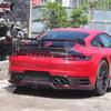 Задний диффузор в стиле Techart из углеродного волокна для Porsche 911 992 (2019+)
