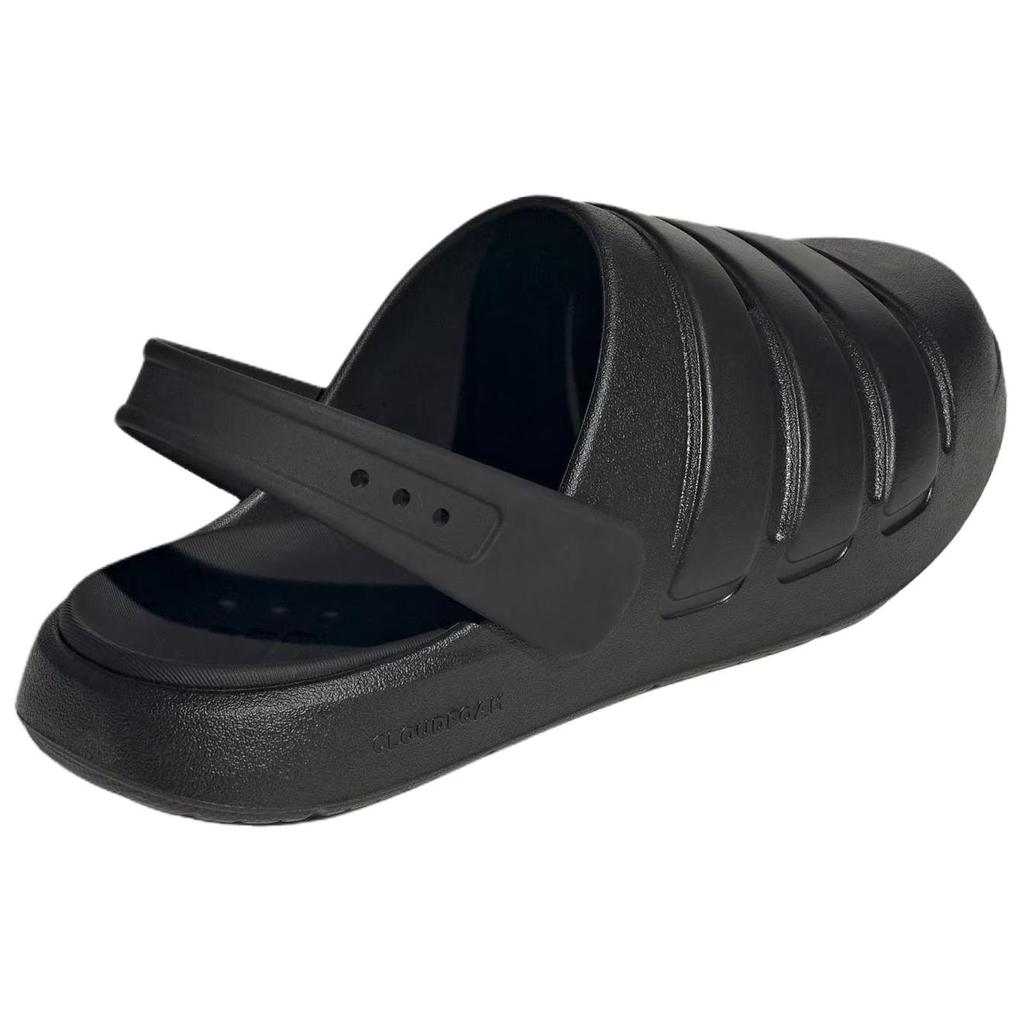 adidas Znsory Сабо Модные Удобные Нескользящие Тапочки с Закрытым Носком Унисекс Обувь Черные JR3124