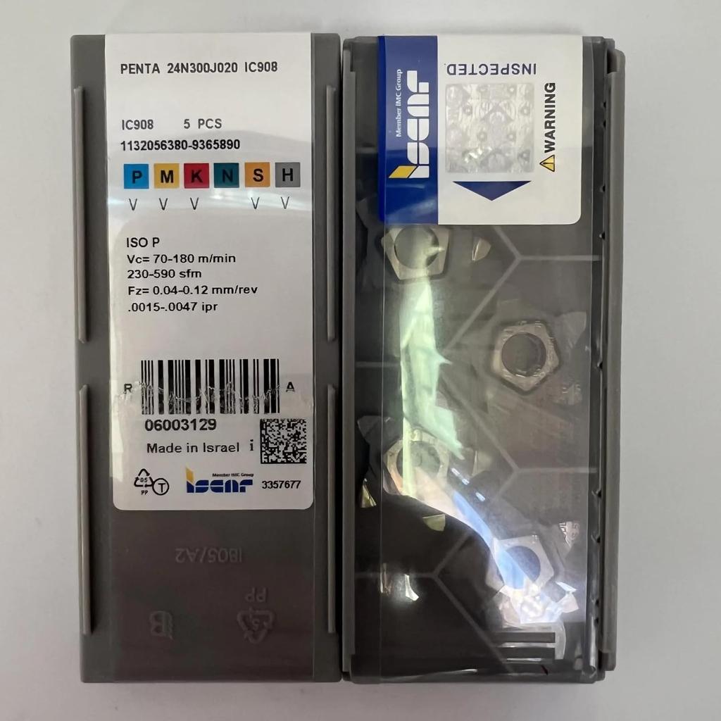 PENTA24N300J020 IC908 /Промышленные сменные твердосплавные пластины 5 шт.