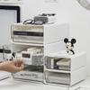 Transparent Drawer A4 File Storage Box - Stackable Office Desktop Organizer