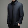 Men's Thickened Warm White Duck Down Jacket Winter New Middle-aged Dad Outfit Can Take Off The Liner Jacket