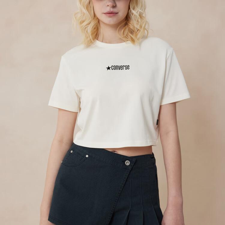 Новый кроп-топ Converse женский белый WCH607-W2Y