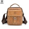 Captain Niu Men's Genuine Leather Crossbody Bag - Trendy, Casual, and Multifunctional