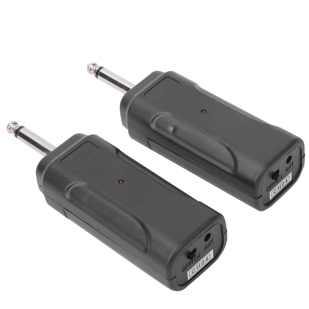 Audio Transmitter Receiver System Portable Wireless for Electric Guitars Musical Instrument