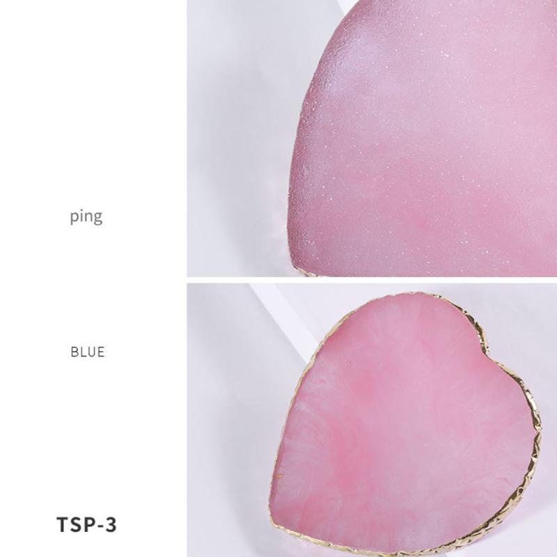 Палитра для дизайна ногтей, косметическая пластина для смешивания цветов, пигментная пластина, звезда, любовь, фруктовая форма, кусок смолы, держатель для лака
