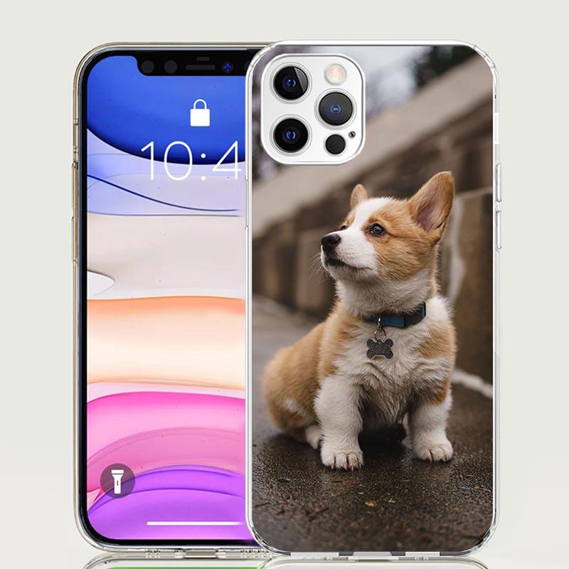 Милый Прекрасный Корги Собаки Чехол для Телефона Для iPhone 17 Air 16 15 Plus 11 14 Pro Max 13 Mini 12 7 8 + SE Рисунок Арт Индивидуальный Чехол 17