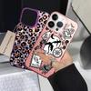 Задняя крышка-чехол для телефона для iPhone 17 Pro Max 15 Plus XS 12 Air 14 13 Pro 16 11 XR Леопардовый принт Логотип