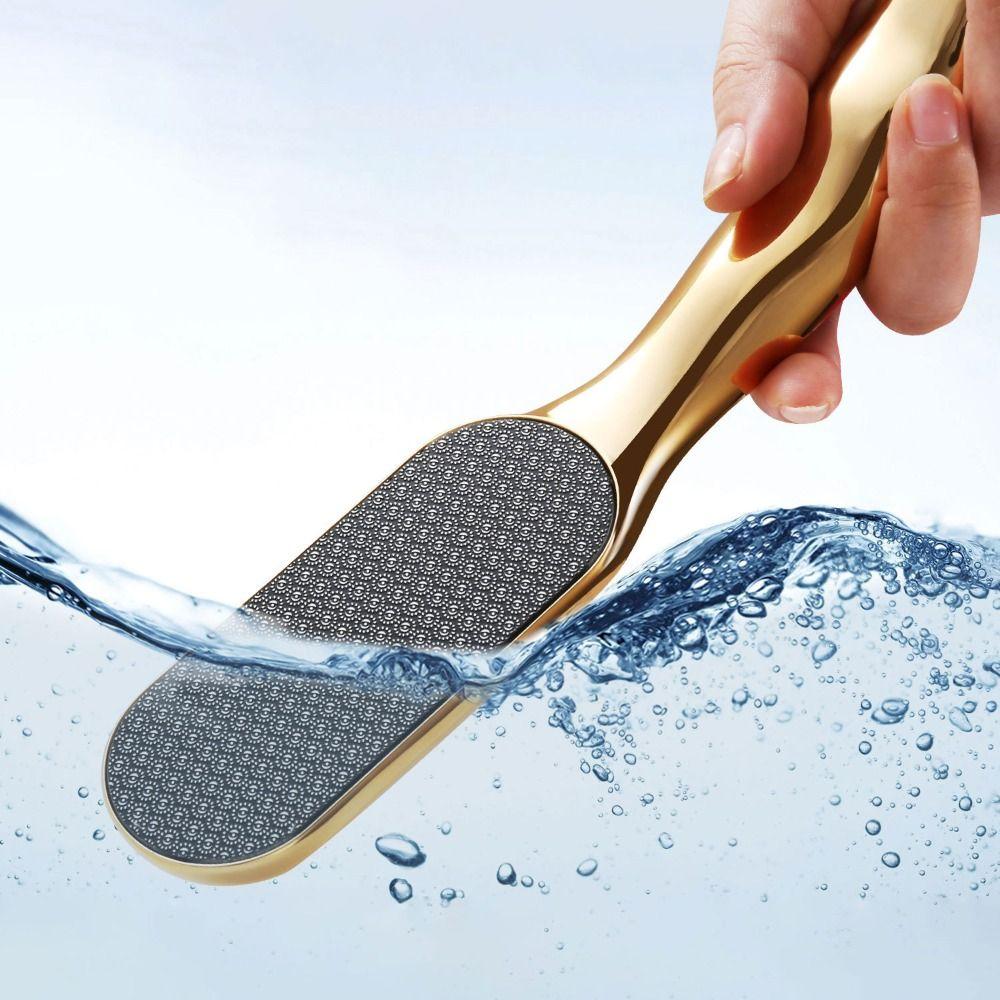 Manual Foot Calluses Grinder Long-handle Feet Calluses Scrubber Pedicure Tool Foot File Foot Care