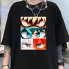 Hot Deku Bakugou Katsuki Todoroki Shoto Printed T-shirts for Women Unisex Summer Tee Shirt Anime Casual Short Sleeve Tops